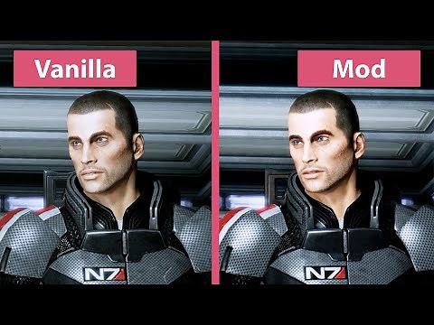 Mass Effect 2 – DIY Mod Remaster vs. Vanilla = Original Graphics Comparison