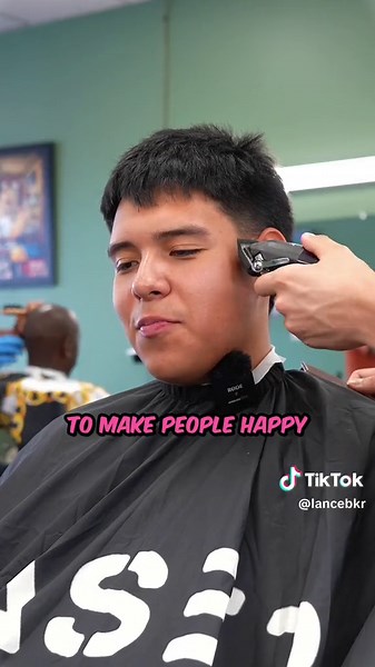 Surprising a Local Barber with a Free Haircut! #LanceBaker