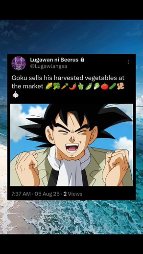 Goku sells his harvested vegetables at the market 🌽🥦🥕🌶️🫑🫛🥬🍅🥒🫚🧄 #anime #animeedit #art #fypシ゚ #viralvideo #trendingreels #dragonball #Goku #beerus #mrbeast #dragonballsuperbroly | Lugawan ni Beerus
