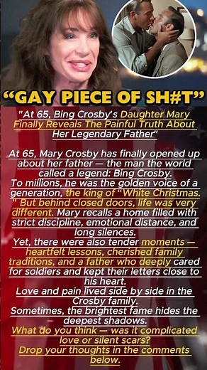 "At 65, Bing Crosby’s Daughter Mary Finally Reveals The Painful Truth About Her Legendary Father"