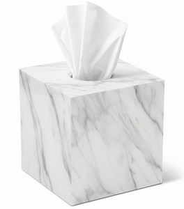 Marble Acrylic Square Tissue Box Cover - Etsy