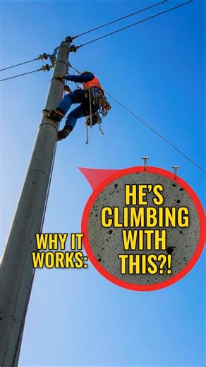 Why Don't They Use a Ladder? | The Lineman's Secret Technique