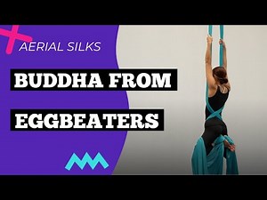 Intermediate AERIAL SILKS Pose Tutorial | Buddha
