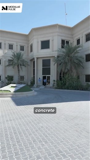 Roshan🔹Modular Pulse on Instagram: "Built 30 years ago with precast concrete—and still untouched by maintenance. Pigmented, exposed-aggregate panels that clean themselves with every rain"