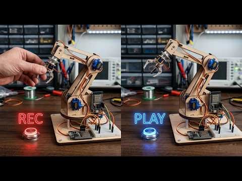 ​DIY Smart Teaching Robot, Robotic Arm using ESP32 |@ucandoit1536#trending #experiment