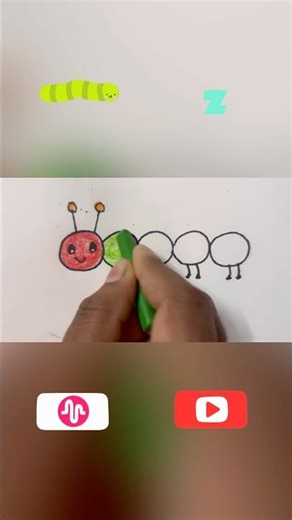 How to Draw Insects 🐜 #shorts #trending