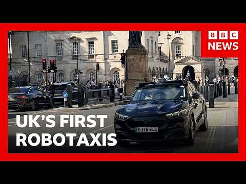 Uber launches UK's first robotaxis in London | BBC News