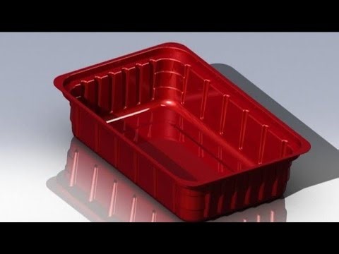 solidworks plastic tray