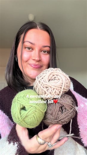 Scrap Yarn Sweater for My Best Friend