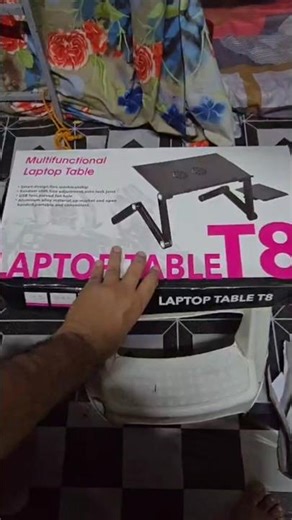 Work From Bed Comfortably! T8 Laptop Table Unboxing #unboxing #t8table #laptoptable #laptopstand