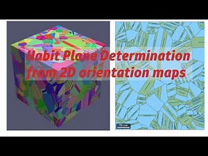 Habit Plane determination from 2D orientation maps - MTEX Workshop 2023