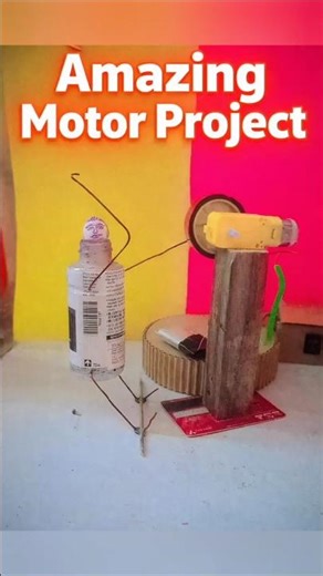 Amazing Motor Project DIY | Simple Electric Motor Science Experiment