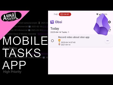 Obsidian Tasks in an Android App! | Obsi