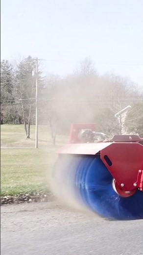 Clean Debris Off Sidewalks with the Ventrac Broom