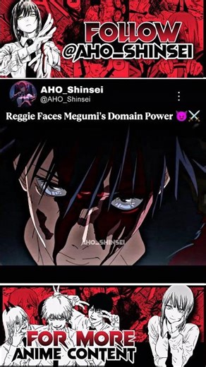 Megumi Uses Domain Expansion First Time 😈🔥 #anime #animeshorts