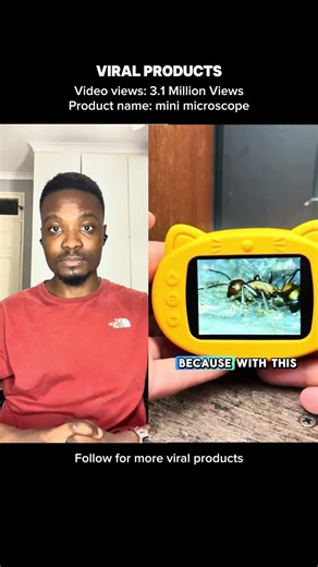 3.1 Million Views | mini microscope