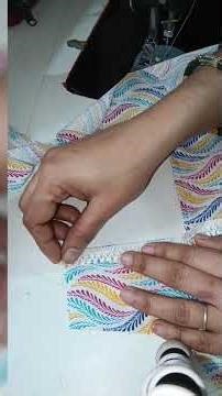 Stylish Designer Top Stitching ✨ Easy Sewing Tutorial #trending #shorts