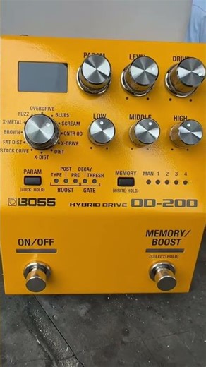 Pedal Boss OD 200 #luthier #peruluthiers #guitarra