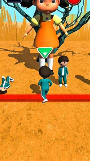 🔴RED LIGHT, GREEN LIGHT😱l SQUID GAME🔴squid game squid game1 #short #squidgame