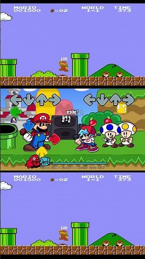 FNF Mario Comparison - Retro vs Modern Rhythm Battle #fnf #supermario #fnfmod #supermariobros