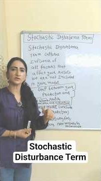 Stochastic Disturbance Term #economics #ugcnet #jrf #stochastic #disturbance #term