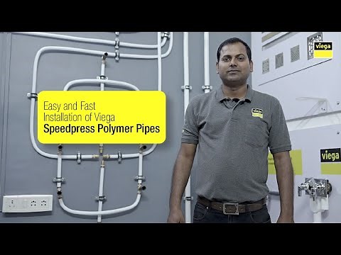 How to Install Viega Polymer pipes? Viega Speedpress Installation tutorial