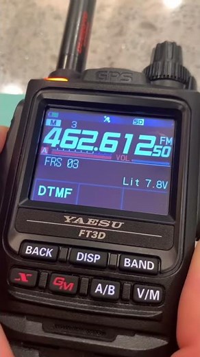 Yaesu FT3D Caps/mars mod