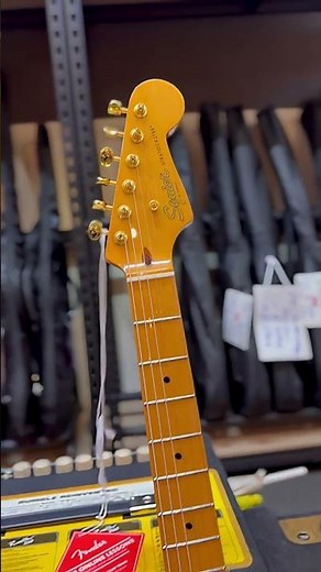 Squier Classic Vibe 50s Stratocaster Electric Guitar, Maple FB, White Blonde