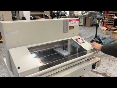 2008 EBA Triumph 5550-EP Programable paper cutter- Safety