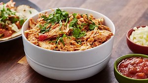 Our Crockpot Salsa Chicken Makes Taco Night Easier (& Better) Than Ever
