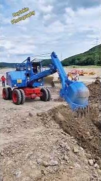 Historic German Fuchs 301 Cable Excavator.