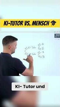 KI-Tutor vs. Mensch 🎓 #mathebydanieljung #shorts