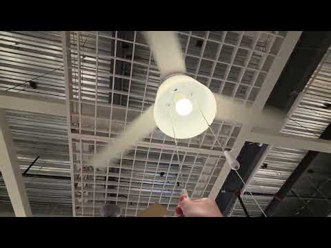 IKEA display ceiling fan demo