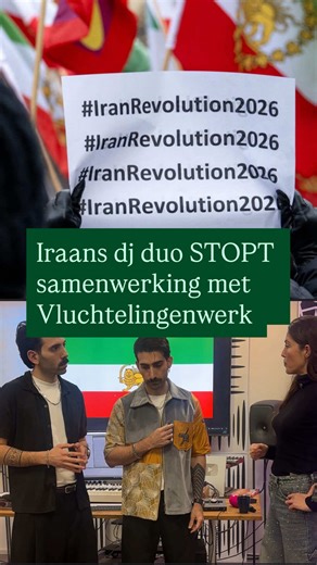 Iraans dj duo @Vessbroz stop de samenwerking met vluchtelingenwerk omdat ze zich niet wilde uiten over Iran. Ook na een e-mail zeiden ze geen kant willen kiezen…. Wat vind jij is dat acceptabel? ………………….. Dj duo from Iran living in the Netherlands stops cooperation with dutch charity Vluchtelingenwerk because they don’t post about Iran.after the Dj duo sent them an email asking them why they said they didn’t want to choose sides … Acceptable ? ##iran##vluchtelingenwerk##vessbroz