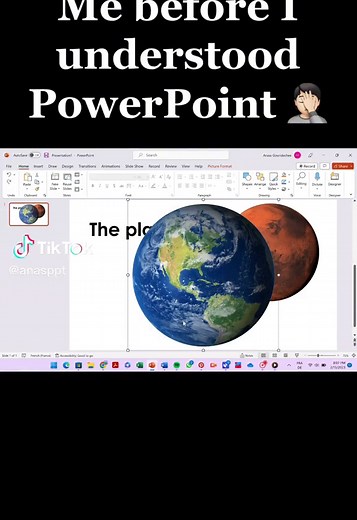 Follow for tutoriel ✨#ppt #presentation #anasppt #fyp #earth #planet #powerpoint #