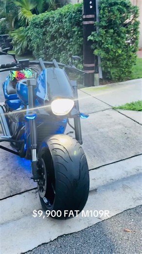 2017 M109r BOSS Edition 🦾 -Blacked out from factory -5k miles -Front end FAT TIRE conversion kit $ -260 rear tire 🔥 -260 NEW front tire🔥 -Hid -Blue led signals -Underglow lights various colors with fob -Custom rear fender -Comes w back seat too 👉🏽Front wide tire / wheel conversion is discontinued / this is a GEN wherever you go 🔥 I can assist with shipping anywhere in the US for just serious buyers 🦾 $9,900 A STEAL for a boss w/ 5k miles and this Front end conversion 🍾 Location: Florida 