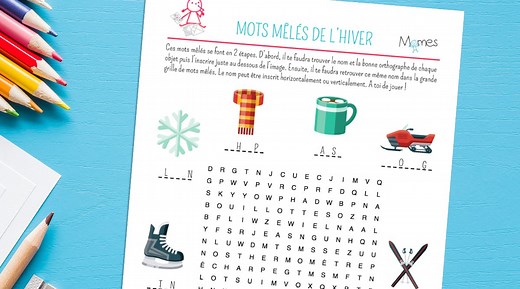 Voici pourquoi ces mots mêlés d’hiver passionnent autant les parents