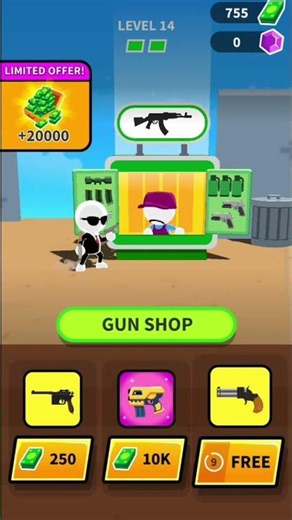 Johnny Trigger Gameplay Lvl 14