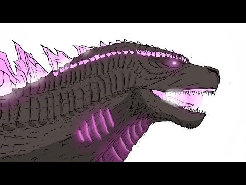 How To Draw Godzilla Evolved Side View | Godzilla X Kong The New Empire