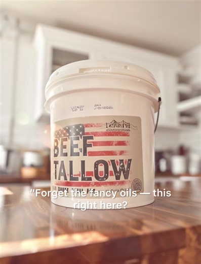 “Pure, rendered beef fat — smoke-point up to 400 degrees — meaning you can sear, grill, or fry without burning out the flavor or your health.” #healthy #beeftallow #rockymountain