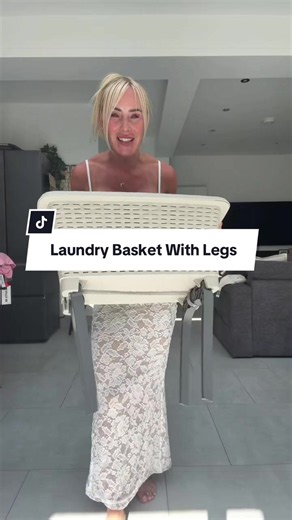 Laundry Basket With Legs: Simple Laundry Basket Hack