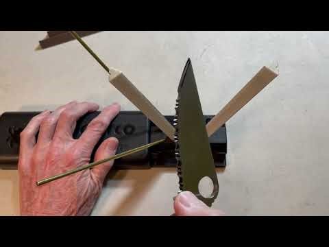 Sharpmaker Tutorial Pt. 2: Sharpening Serrations