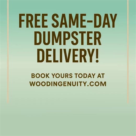  Same-Day Dumpster Delivery — Fast. Free. Local. Why wait to get...