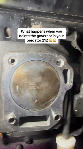 Consequences of deleting the governor in your predator 212 ##fyp##foryou##foryoupage##minibike##minibikes##minibikesyndicate##predator212##predator212cc##predator212cchemi