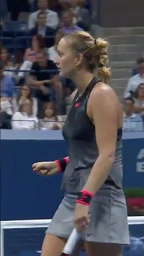 Kvitova hits KILLER drop shot! 😍