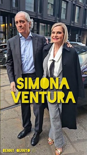 Simona Ventura Milano Fashion Week 2026 Sfilata Luisa Spagnoli #simonaventura #mfw #luisaspagnoli
