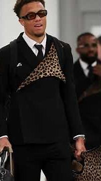 How elegant...Congo! The team impresses with a stylish leopard-inspired outfit