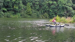 5.8K views · 33 reactions | Row your pontoon boat to the perfect spot to catch the big one. https://classicaccessories.com/fish/inflatable-pontoon-boats | Classic Accessories | Facebook