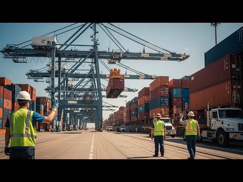 How U.S. Ports Handle Containers Efficiently | Full Logistics Process