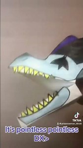 I can't do anything (Jevil Deltarune Paper Dragon Puppet)